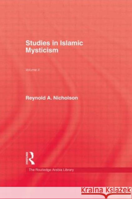 Studies in Islamic Mystic Nicholson 9780415760157