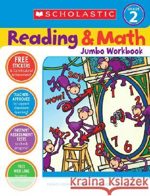 Reading & Math Jumbo Workbook: Grade 2 Terry Cooper 9780439786010 Teaching Resources
