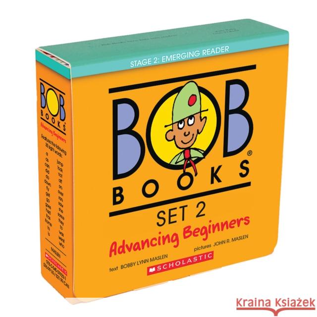Bob Books - Advancing Beginners Box Set Phonics, Ages 4 and Up, Kindergarten (Stage 2: Emerging Reader): 8 Books for Young Readers Maslen, Bobby Lynn 9780439845021 Scholastic Paperbacks