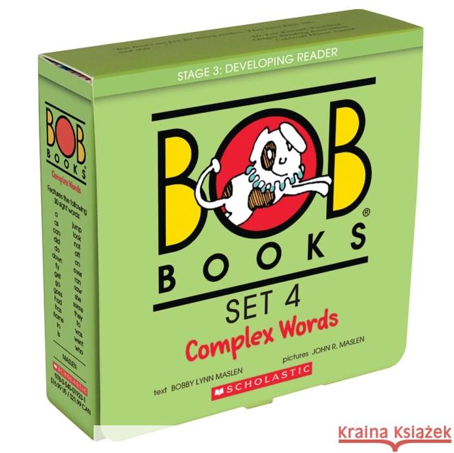 Bob Books: Set 4 Complex Words Box Set (8 Books) Bobby Lynn Maslen 9780439845069 Scholastic