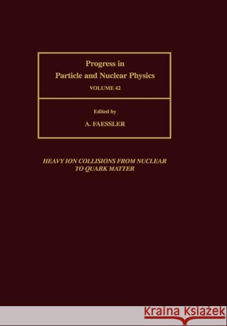 Particle & Nuclear Phy Ppnp42h Faessler 9780444502469 Elsevier Science & Technology