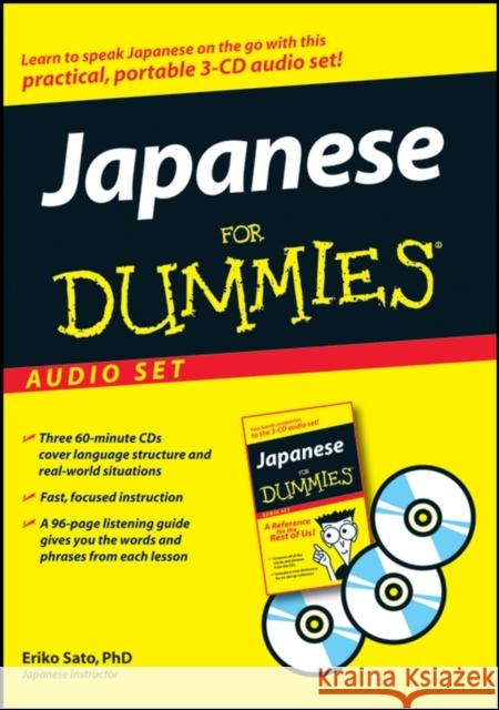 Japanese for Dummies Audio Set Sato, Eriko 9780470178133