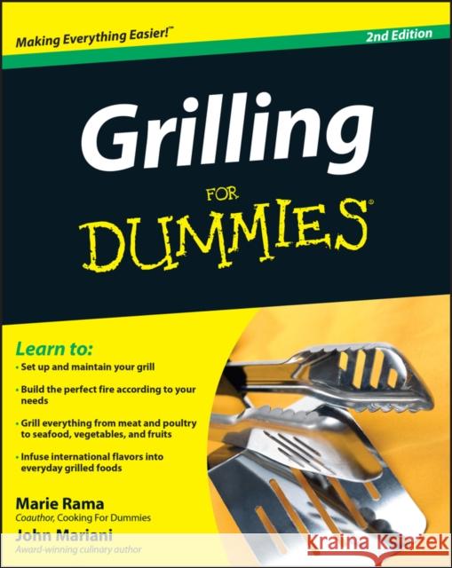 Grilling for Dummies Rama, Marie 9780470421291 John Wiley & Sons