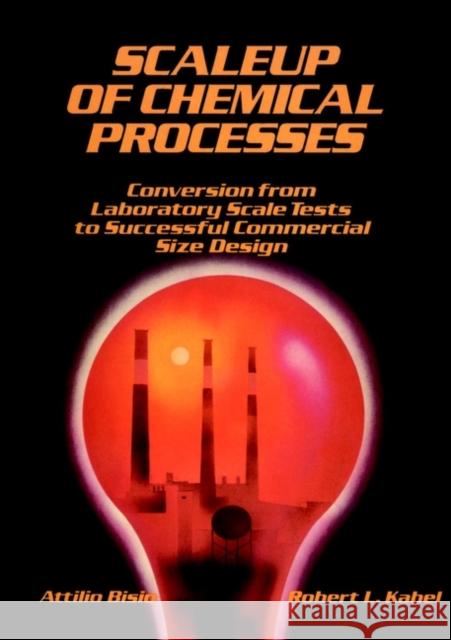 Scaleup of Chemical Processes: Conversion from Laboratory Scale Tests to Successful Commercial Size Design Bisio, Attilio 9780471057475