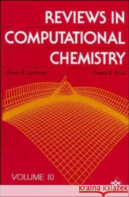 Reviews in Computational Chemistry, Volume 9 Lipkowitz, Kenny B. 9780471186397