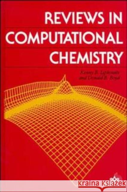 Reviews in Computational Chemistry, Volume 1 Lipkowitz, Kenny B. 9780471187288