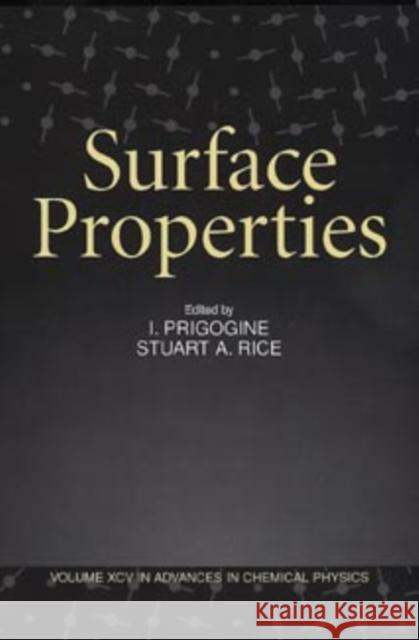 Surface Properties, Volume 95 Prigogine, Ilya 9780471199564