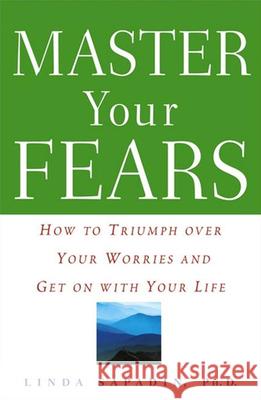 Master Your Fears: How to Triumph Over Your Worries and Get on with Your Life Linda Sapadin 9780471272724 John Wiley & Sons