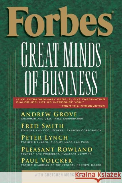 Forbes Great Minds of Business Forbes Magazine 9780471315803 John Wiley & Sons