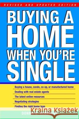 Buying a Home When You're Single Donna Albrecht 9780471392415 John Wiley & Sons
