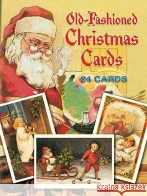 Old-Fashioned Christmas Cards: 24 Cards Oldham, Gabriella 9780486260570 Dover Publications