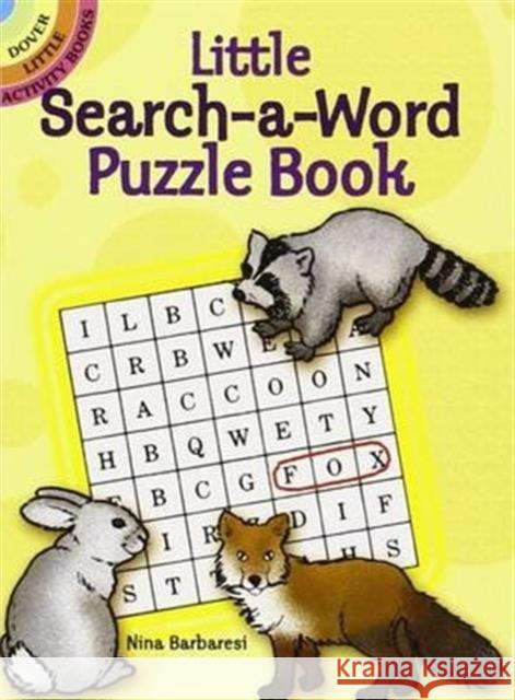 Little Search-a-Word Puzzle Book Nina Barbaresi 9780486264554 Dover Publications