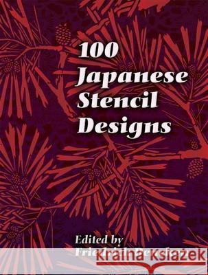 100 Japanese Stencil Designs Friedrich Deneken 9780486447247 Dover Publications