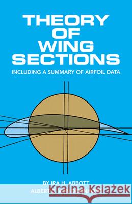Theory of Wing Sections IRA H. Abbott 9780486605869 Dover Publications