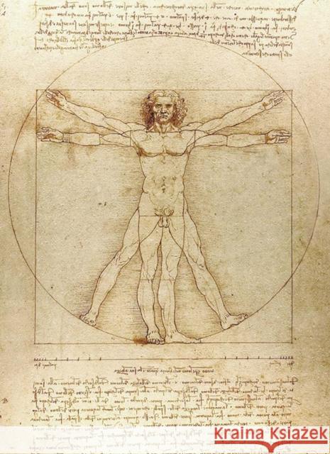 Vitruvian Man Notebook Leonardo Da Vinci 9780486836560 Dover Publications