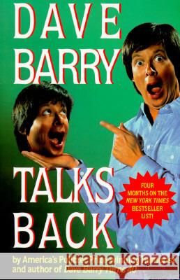 Dave Barry Talks Back Dave Barry David Groff Jeff MacNelly 9780517588680 Three Rivers Press (CA)