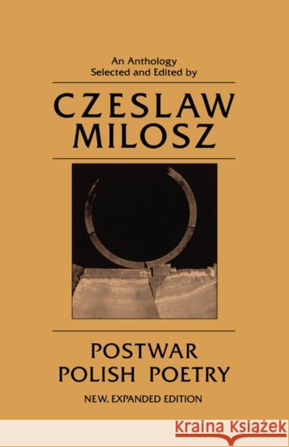 Postwar Polish Poetry Czesaw Miosz Czeslaw Milosz 9780520044760 University of California Press