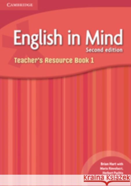 English in Mind Level 1 Teacher's Resource Book Hart Brian Rinvolucri Mario Puchta Herbert 9780521129701 0