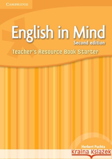 English in Mind Teacher's Resource Book Starter Hart, Brian 9780521176897