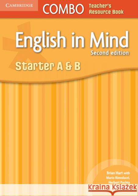 English in Mind Starter A and B Combo Teacher's Resource Book Brian Hart 9780521183130