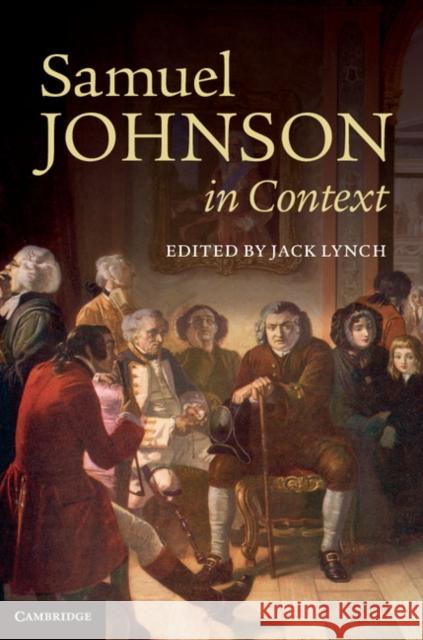 Samuel Johnson in Context Jack Lynch 9780521190107 0