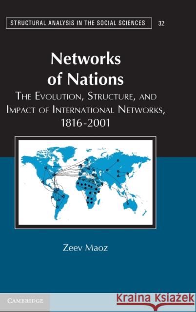 The Networks of Nations Maoz, Zeev 9780521198448