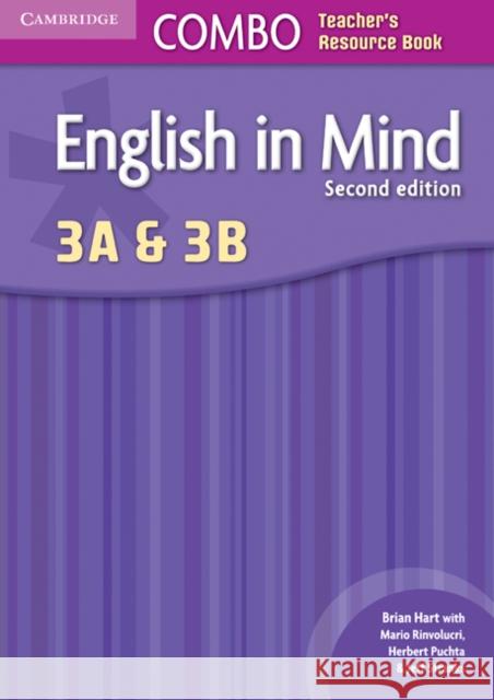 English in Mind Levels 3a and 3b Combo Teacher's Resource Book Hart, Brian 9780521279819