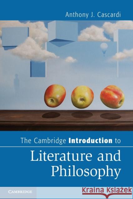 The Cambridge Introduction to Literature and Philosophy Anthony J. Cascardi 9780521281232