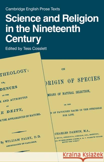 Science and Religion in the 19th Century Cosslett                                 Tess Cosslett Graham Storey 9780521286688