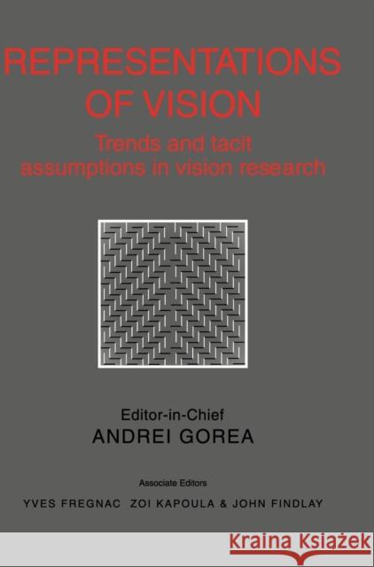 Representations of Vision: Trends and Tacit Assumptions in Vision Research Andrei Gorea, Yves Fregnac, Zoi Kapoula, John Findlay 9780521412285 Cambridge University Press