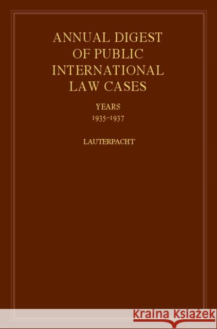 International Law Reports H. Lauterpacht 9780521463539 Cambridge University Press