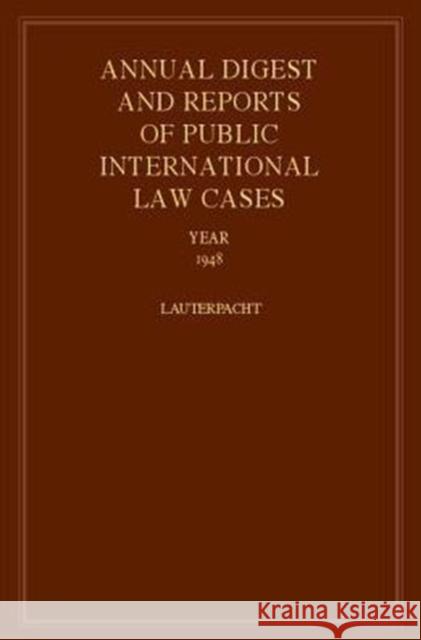 International Law Reports H. Lauterpacht 9780521463607 Cambridge University Press
