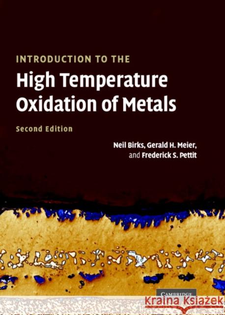 Introduction to the High-Temperature Oxidation of Metals Birks, Neil 9780521480420 Cambridge University Press
