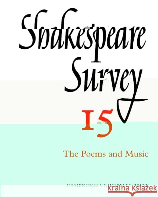 Shakespeare Survey Allardyce Nicoll Jonathan Bate Michael Dobson 9780521523516 Cambridge University Press
