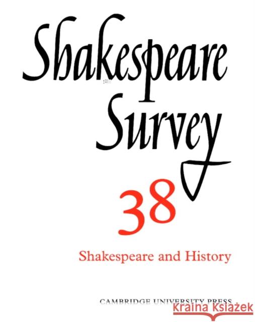 Shakespeare Survey Stanley Wells Jonathan Bate Michael Dobson 9780521523769