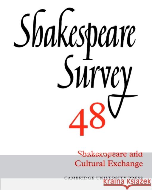Shakespeare Survey Stanley Wells Jonathan Bate Michael Dobson 9780521523875