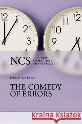 The Comedy of Errors T S Dorsch 9780521535168 0