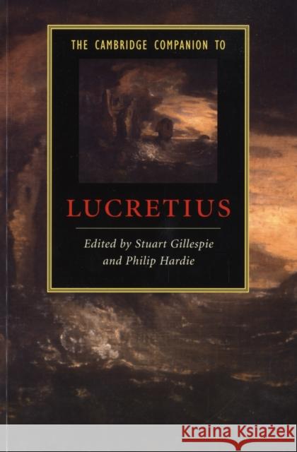 The Cambridge Companion to Lucretius Philip Hardie 9780521612661 Cambridge University Press