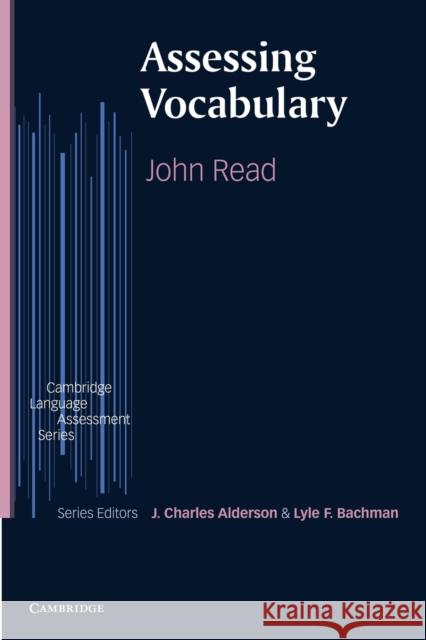 Assessing Vocabulary John Read 9780521627412
