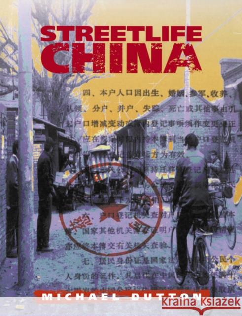 Streetlife China Michael Dutton William Kirby 9780521637190 Cambridge University Press