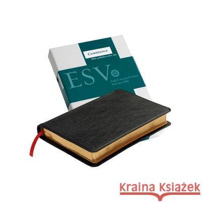 ESV Pitt Minion Reference Bible, Black Goatskin Leather, Red-letter Text, ES446:XR  9780521708135 Cambridge University Press