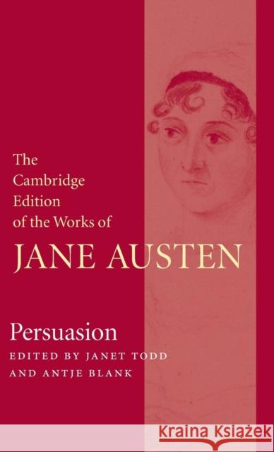 Persuasion Jane Austen Jocelyn Harris Janet Todd 9780521824187 Cambridge University Press