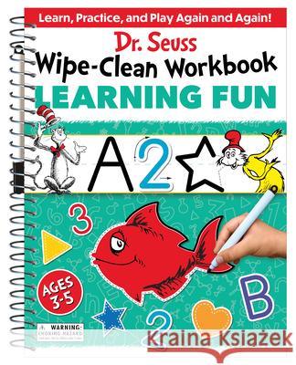 Dr. Seuss Wipe-Clean Workbook: Learning Fun: Activity Workbook for Ages 3-5 Dr Seuss 9780525572244 Bright Matter Books