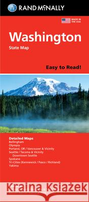 Rand McNally Easy to Read Folded Map: Washington State Map Rand McNally 9780528024627