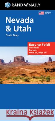 Rand McNally Easy to Fold: Nevada & Utah State Laminated Map Rand McNally 9780528026058