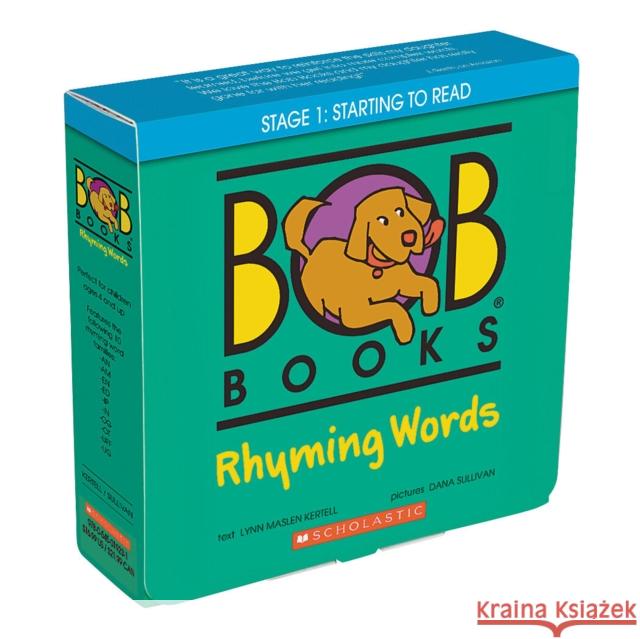 Bob Books - Rhyming Words Box Set Phonics, Ages 4 and Up, Kindergarten, Flashcards (Stage 1: Starting to Read) [With 40 Rhyming Word Puzzle Cards] Kertell, Lynn Maslen 9780545513227 Scholastic Inc.