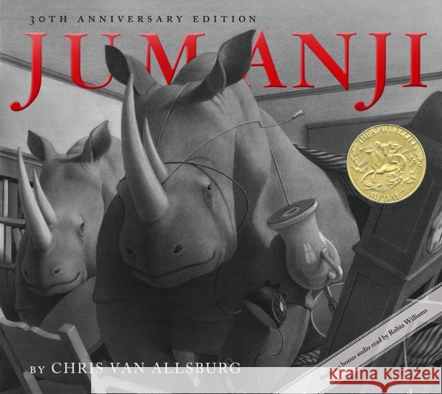 Jumanji 30th Anniversary Edition [With Audio Download] Van Allsburg, Chris 9780547608389