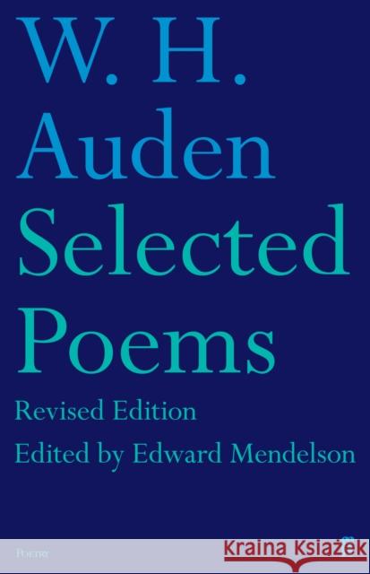 Selected Poems W Auden 9780571241538 Faber & Faber