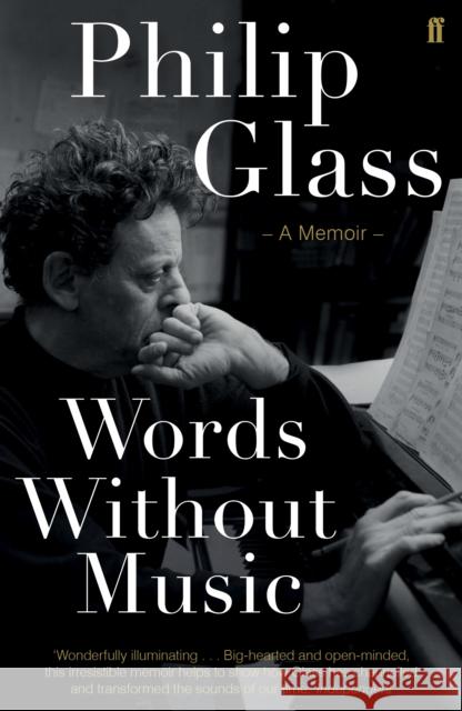 Words Without Music Philip Glass 9780571323746