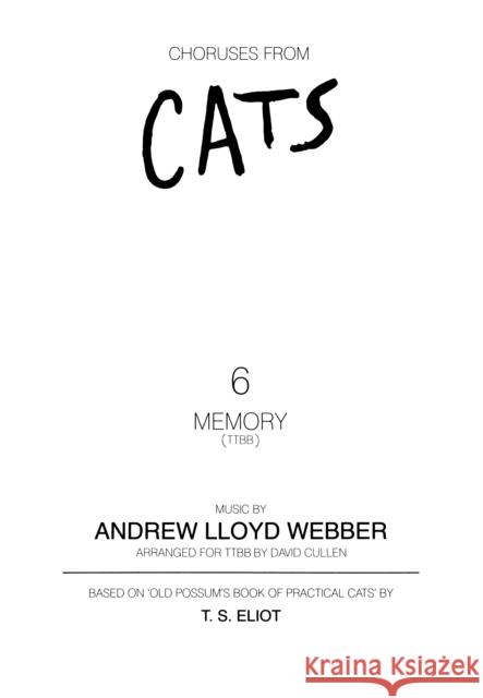 Memory Andrew Lloyd Webber   9780571508990